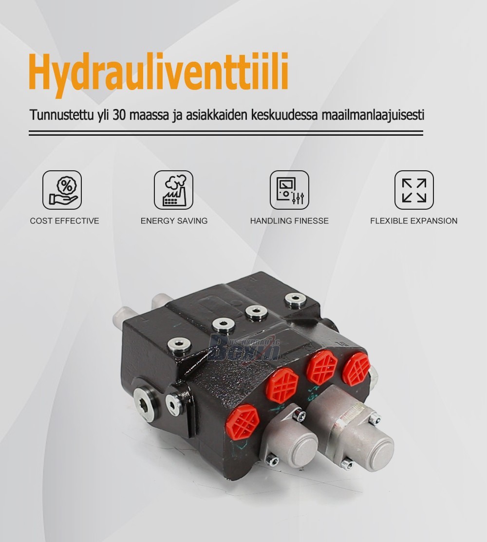 Mass Production of HSDM80-QTWDD-OTDD 2 Spool Directional Valves